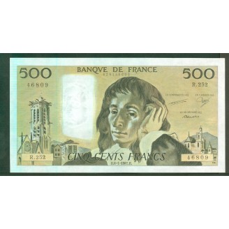 500 Francs Pascal 8-1-1987...