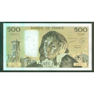 500 Francs Pascal8-1-1987...