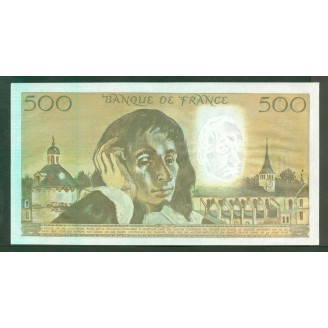 500 Francs Pascal 4-10-1973...