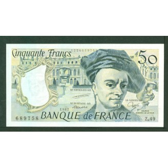 50 Francs Quentin 1987 Etat...