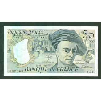50 Francs Quentin 1988 Etat...