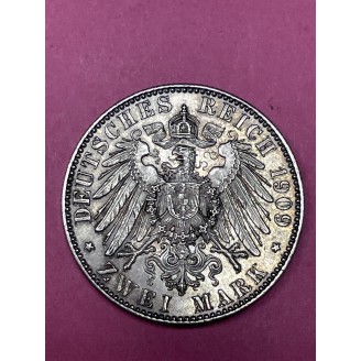 ALLEMAGNE SAXE 2 MARK 1905...