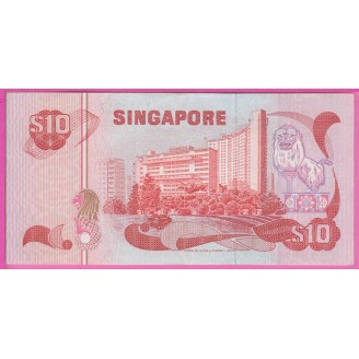 Singapore P.11b Etat SUP 10...