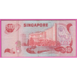Singapore P.11b Etat TB+ 10...