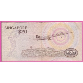 Singapore P.12 Etat TB+ 20...