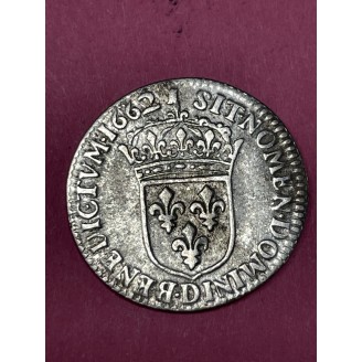 LOUIS XIV 1/12 ECU 1662 D...