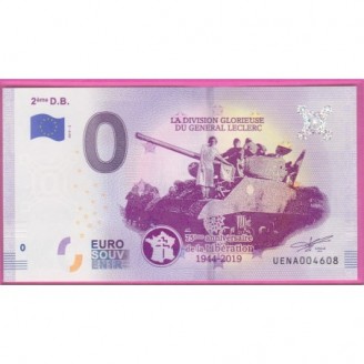 75 2ème D.B Billet 0 Euro...
