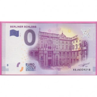 0 euro touristique Berliner Schloss 2017-1 et 2017-2 