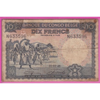 Congo Belge P.22 Etat TB-...