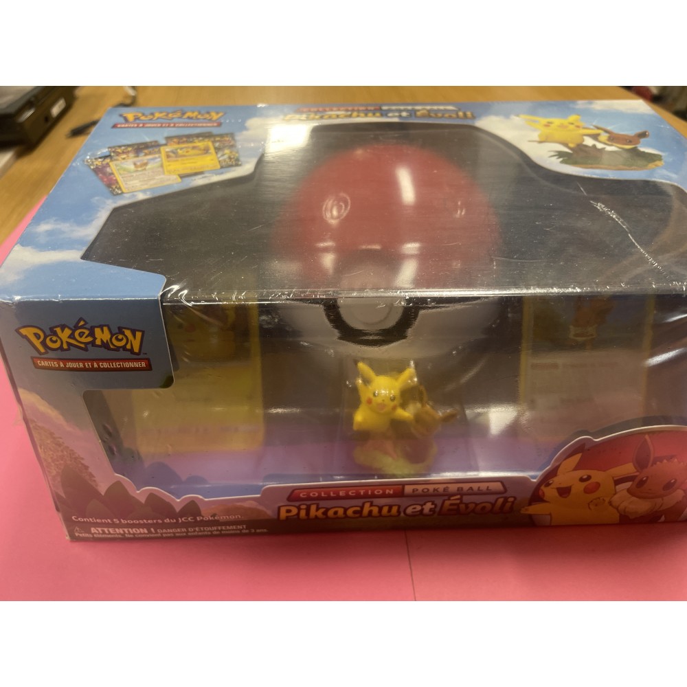 Coffret Pikachu et évolue en pokébox série tonnerre perdues très rare
