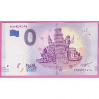 Belgique Mini Europe Billet...