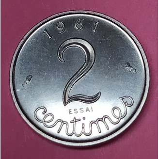 FRANCE  ESSAI 2 CENTIMES...