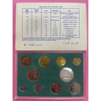Coffret BU monnaie 1988...