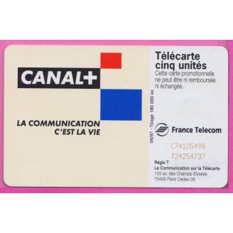 GN 341 4/97 4500 EX CANAL+...