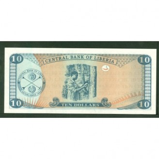 Libéria 10 Dollars 2011...