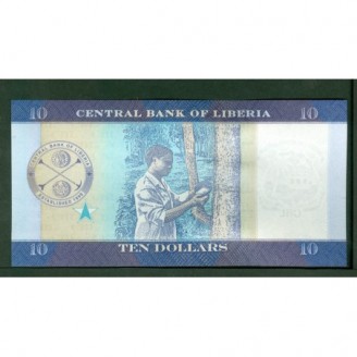 Libéria 10 Dollars 2016...