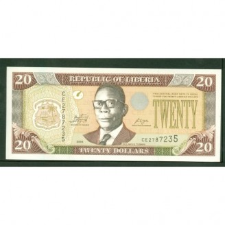 Libéria 20 Dollars 2011...