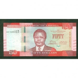 Libéria 50 Dollars 2016...