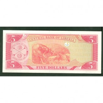 Libéria 5 Dollars 2011...