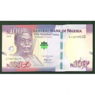 Nigeria 100 Naira P.41 2014...