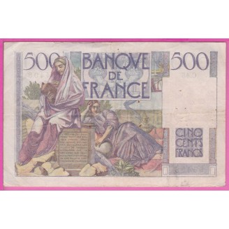 France Etat TB+ 500 Francs...