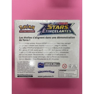 Boite de Boosters Français Display 36 Boosters EB09 - Epée et Bouclier 9 -  Stars Étincelantes Pokémon - UltraJeux