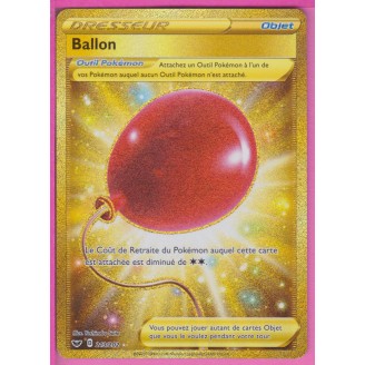 Carte Pokemon BALLON 213/202 GOLD Secrète Epée et Bouclier 1 EB01 FR NEUF