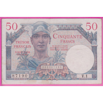 50 Francs Trésor Français...