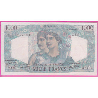 1000 Francs Minerve et...
