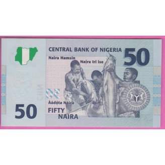 Nigeria 50 Naira P.35a Neuf...