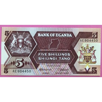 Ouganda 5 Shilling P.27...