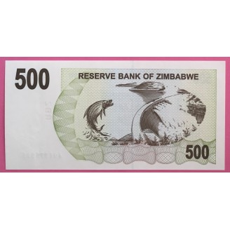 Zimbabwe 500 Dollars P.43...