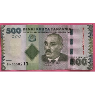 Tanzanie 500Shilingi  P.40...