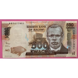 Malawi 500 Kwacha  P.61a...