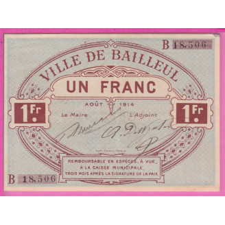 Billet De Nécessité De...