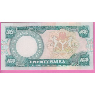Nigeria 20 Naira P.26g Neuf...