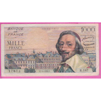 1000 Francs Richelieu Etat...