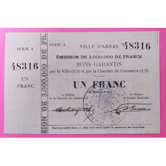 Billet de Nécessité 1 FRANC...