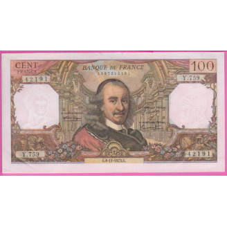 100 Francs Corneille Etat...