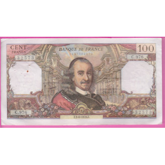 100 Francs Corneille Etat...