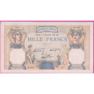 France Etat SUP 1000 Francs...