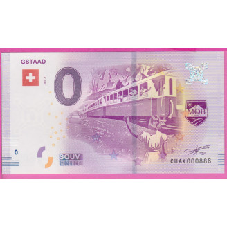 Suisse Gstaad N°888 Billet...