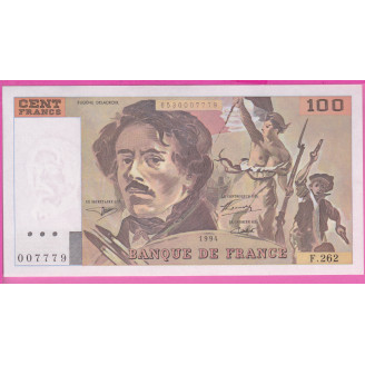 100 Francs Delacroix Etat...