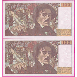 100 Francs Delacroix La...