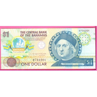 Bahamas P.50 1 Dollar  Neuf...
