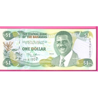 Bahamas P.69 1 Dollar Neuf...