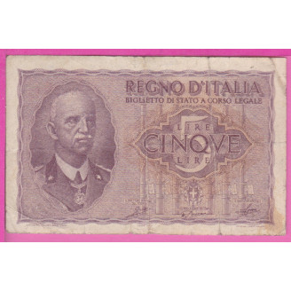 Italie P.28 Etat B+ 5 Lire...