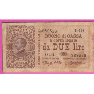 Italie P.37a Etat TB 2 Lire...