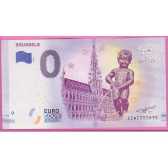 BELGIQUE BRUSSELS   0 EURO...