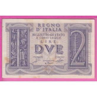 Italie P.27 ETAT TTB 2 Lire...